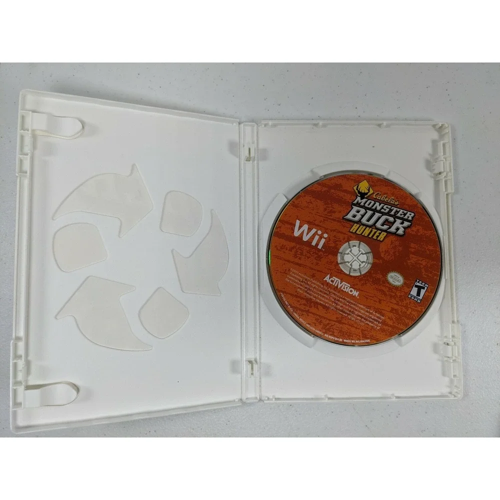 3 Wii games Rapala Tournament Fishing & Monster Buck Hunter & Outdoor Adventures